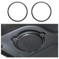 Car Roof Speaker Cover Trim Ring Interior Accessories (carbon Fiber)