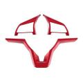 Car Steering Wheel Cover Sequins Frame Trim for Nissan Rogue,red