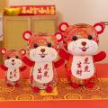 New Year Symbol 2022 Tiger Mascot Doll Chinese Style Tiger Toy 15cm