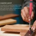 Solid Carpenter Pencil Set Woodworking Pencil Refill Marking Tool