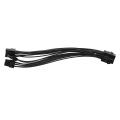 10pcs 20cm Graphics Card 8 Pin Female to 2x8p(6+2)pin Extention Cable