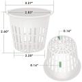 3 Inch 50pack Planting Basket for Hydroponics, Black and White