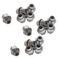 15pcs M12 X 1.5 19mm Hex for Ford Wheel Open Nuts Fiesta Focus Ka