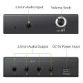 Stereo Audio Splitter 4 Ports 3.5mm for Pc Phone Laptop Mp3/4 Speaker