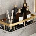 Punch-free Bathroom Shelf Kitchen Organizer Storage Rack Holder