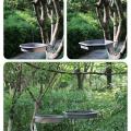 Hanging Bird Bath Outdoor Bird Feeder Tray, 2 In 1 Bird Feeder