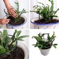 12 Pcs Small Plant Support Stakes,garden Green Plant Support Ring