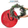 Christmas Wreath Storage Bag 23.62inch Garland Container Red