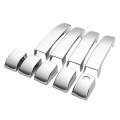 9pcs Car Door Handle Cover for Land Rover L322 2002-2012 Silver