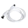 2pcs Midi Extension Cable 5 Pin Male to 5 Pin Male Electric , 1.5m
