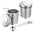 Tea Strainer: Stainless Steel Fine Mesh Tea Filter Set with Spoon