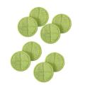 8pcs Replacement Pad Electric Rotary Mop Scrubber Pad, Green