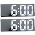 Creative Mirror Alarm Clock Multifunctional Led Clock Makeup Mirror