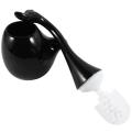 Ceramic Plastic Swan Toilet Brush Holder Cleaning Brushblack