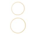 Dream Bamboo Rings,wooden Circle Round Catcher Diy Hoop 18cm