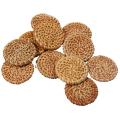 20pc 40mm Natural Rattan Disc Pendant for Handmade Earrings Hoops