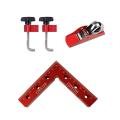 4pcs Right Angle Square Adjustable Corner Clamping Ruler 120mm