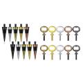 10pcs Metal Wine Stopper and 10pcs Stainless Steel Bottle Opener Set