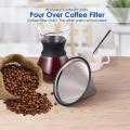 Coffee Pouring Filter Reusable Stainless Steel Coffee Dripper