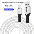 Usb C Fast Charging Cable for Ps5 with Indicator for Phone,tablet Etc