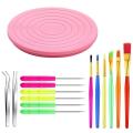 Cookie Decorating Kit Supplies,1 Acrylic Cookie Turntable