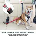 Dog Safety Harness, Adjustable Universal Plug, for All Breeds Black