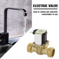 Water Valve Switch G3/4 Inch Brass Solenoid Valve Ac220v for Heater