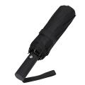 2x 12 Ribs Travel Umbrella with Ptfe Canopy, Lengthened Handle(black)