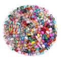 200 Pack Of Large Hole Glass Beads for Jewelry Making
