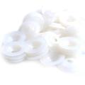 50sets White Toy Doll Making Craft Joints 20mmx20mm 20mmx5mm