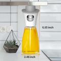 Cooking Olive Oil Sprayer 180ml Oil Bottle for Salad/bbq/baking,white