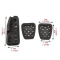 Car Pedals Gas Brake Clutch Accelerator Pedal for Honda City 13-20 Mt