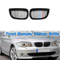 Car Glossy Black Front Hood Kidney Grill For-bmw 1 Series E81 E87