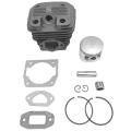 45.2mm Chainsaw Cylinder Piston Gasket Kit for 4500 45cc 5200 52cc