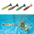 4pcs Summer Swimming Pool Diving Diving Throwing Torpedo Toys