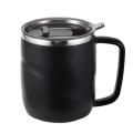 Stainless Steel Insulated Mug with Sliding Lid with Handle(black)