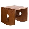 Solid Wood Tissue Holder Paper Roll Holder Wall-mounted Red Cherry