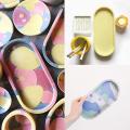 Silicone Oval Creative Coaster Epoxy Resin Mold for Craft Jewelry
