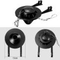 2 Pcs 2 Inch Toilet Stopper Water Saving Flappers with 2 Pcs Chains