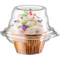 50pcs Individual Cupcake Containers - Cupcake Boxes with Lid