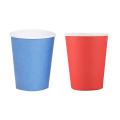20x Paper Cups Solid Colours Birthday Party Tableware Catering Blue