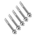 Wedge Anchor, Stainless Steel, 3/8 Inch X 3-3/4 Inch, 5 Pcs