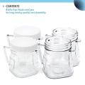 Mini 1-cup Clear Plastic Jar, Fits for Oster Blenders (4 Pieces)