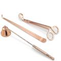 Candle Snuffer, Wick Trimmer and Dipper, 3-in-1 Set for Candle Lovers