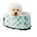 Dog Car Carrier Non-slip Pet Booster Seat Anti-collapse Green