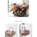 Woven Flower Basket Storage Basket Weaving Basket for Wedding