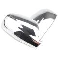 For Peugeot 307 Door Side Wing Mirror Chrome Cover Rear View Cap