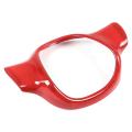 For Benz Smart 2009-2015 Car Steering Wheel Panel Cover,red