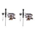 2x Carburetor for Husqvarna 235 240 235e 236 236e 240e