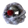 Halloween Skull Mask Wreath Happy Halloween Party Home Party Supplies